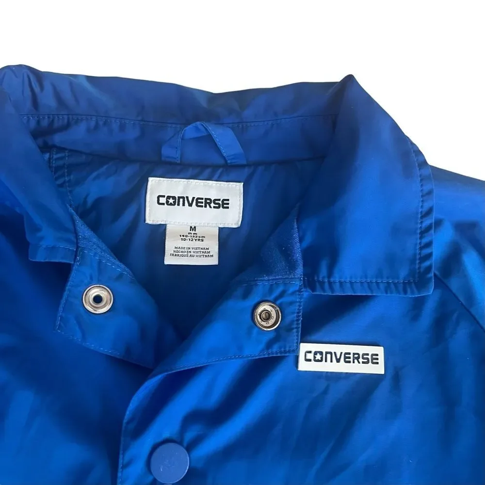 Converse Royal Blue Lined Windbreaker Youth M (10-12 years)
